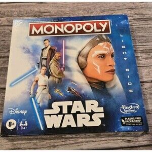 Monopoly Hasbro Gaming Star Wars Light Side Edtn Board Game New-Sealed (184)